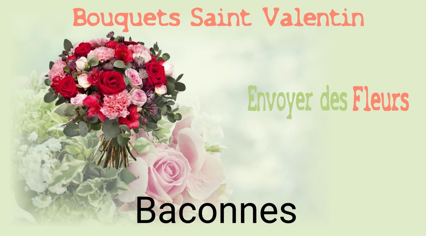 Roses de Saint-Valentin livrées à Baconnes